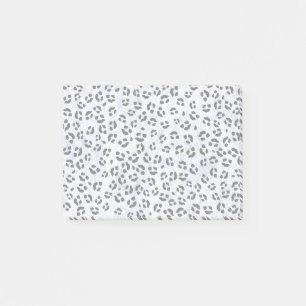 Post-it® Empreinte de léopard blanc