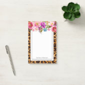 Post-it® empreinte de léopard, guépard, tendance, floral, s (Bureau)