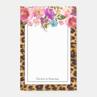 Post-it® empreinte de léopard, guépard, tendance, floral, s