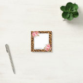 Post-it® empreinte de léopard, guépard tendance, floral, su (Bureau)