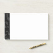 Post-it® Empreinte de léopard noir (Sur un bureau)