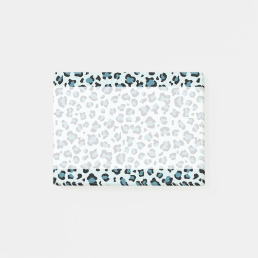 Post-it® Empreinte de léopard, Spots de léopard, Leopard bl (Devant)