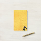 Post-it® Empreinte de pas féline (Sur un bureau)