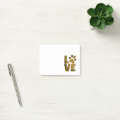 Post-it® Empreinte de patte adorable de parties (Bureau)