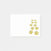 Post-it® Empreinte de patte Cheetah (Devant)