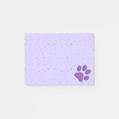 Post-it® empreinte de patte de scintillement de chat - (Devant)