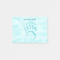 Empreinte de patte d'ours polaire