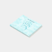 Post-it® Empreinte de patte d'ours polaire (Incliné)