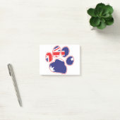 Post-it® Empreinte de patte du drapeau australien (Bureau)