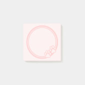 Post-it® Empreinte de patte rose (Devant)