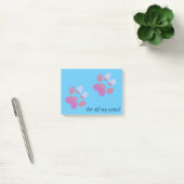 Post-it® Empreintes de pattes alignées (Bureau)