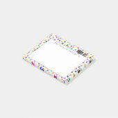 Post-it® Empreintes de pattes personnalisés avec chien et c (Incliné)