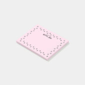 Post-it® Empreintes de pattes personnalisés depuis le burea (Incliné)