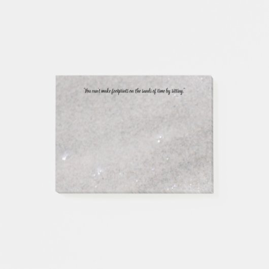 Post-it® Empreintes sur le sable Post it Notes (Devant)