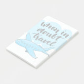 Post-it® En cas de doute voyage (Incliné)