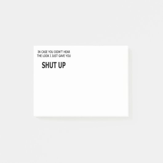 Post-it® En Coque, vous n'avez pas entendu (Devant)