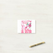 Post-it® En Mémoire Affectueuse Pour Ma Petite Soeur (Sur un bureau)