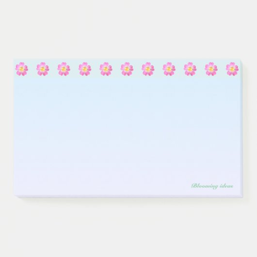 Post-it® En-tête de belle fleur (Devant)