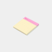 Post-it® En-tête de sujet de grille dessinée à la main mini (Incliné)
