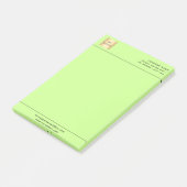 Post-it® En-tête du logo commercial vert clair (Incliné)