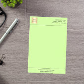 Post-it® En-tête du logo commercial vert clair