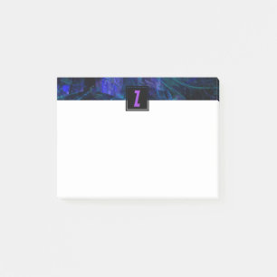 Post-it® En-tête lumineux Lettre initiale de monogramme