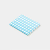 Post-it® En vichy bleu cérusé clair (Incliné)
