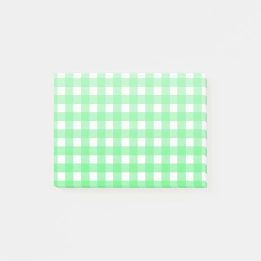 Post-it® En vichy verte (Devant)