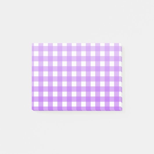 Post-it® En vichy violet brillant (Devant)