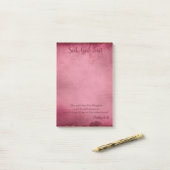 Post-it® Encourager Dieu d'abord (Sur un bureau)