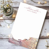 Post-it® Encre D'Aquarelle Liquide D'Art Moderne Purple Et