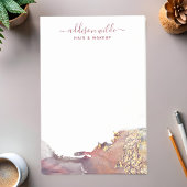 Post-it® Encre D'Aquarelle Liquide D'Art Moderne Purple Et