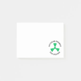 Post-it® Énergie nucléaire, oui, s'il vous plaît, énergie n