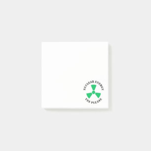 Post-it® Énergie nucléaire, oui, s'il vous plaît, énergie n