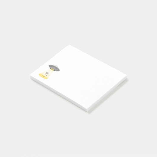 Post-it® Enlèvement d'Aliens (Incliné)