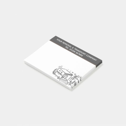 Post-it® Enlèvement d'habitations, autorisation de logement (Incliné)