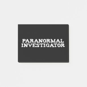 Post-it® Enquêteur paranormal chasse aux fantômes