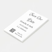Post-it® Enregistrer la date simple minimum détails du code (Incliné)