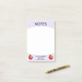 Post-it® Enseignant Apple Classe étudiante école primaire (Sur un bureau)