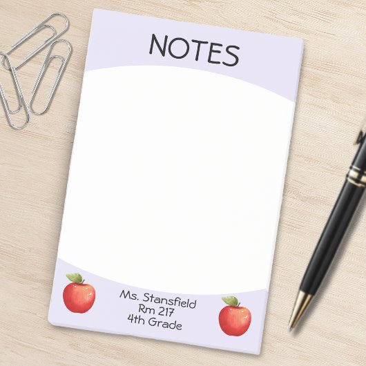 Post-it® Enseignant Apple Classe étudiante école primaire