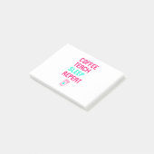 Post-it® Enseignant au café Dormir Professeur de mathématiq (Incliné)