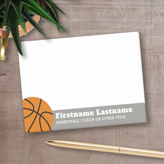 Post-it® Enseignant de basket-ball ou d'éducation physique