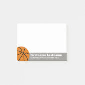 Post-it® Enseignant de basket-ball ou d'éducation physique (Devant)