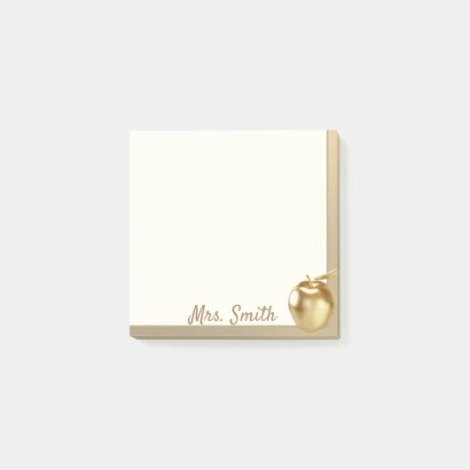Post-it® Enseignant de la Pomme dorée (Devant)