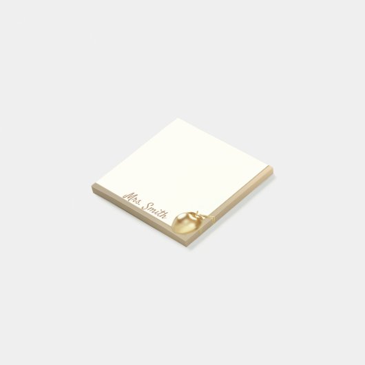 Post-it® Enseignant de la Pomme dorée (Incliné)
