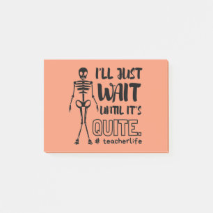 Post-it® Enseignant d'Halloween Enseignant d'automne