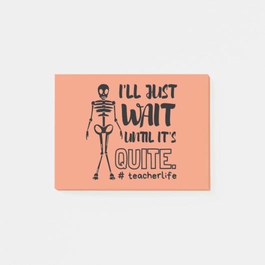 Post-it® Enseignant d'Halloween Enseignant d'automne (Devant)