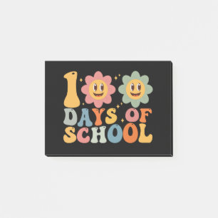 Post-it® Enseignant Enfants Rétro Groovy 100 Jours D'école