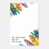 Post-it® Enseignant Étudiant Crayon Élémentaire Classe (Devant)