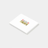 Post-it® Enseignant L'art le plus aimé Enseignant (Incliné)